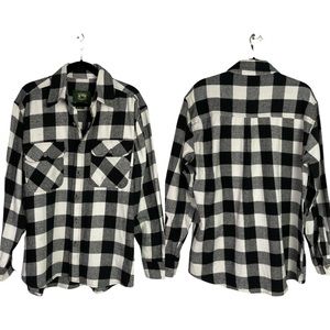 Stilwater Supply Buffalo Unisex Plaid Cotton Shacket Sz Large